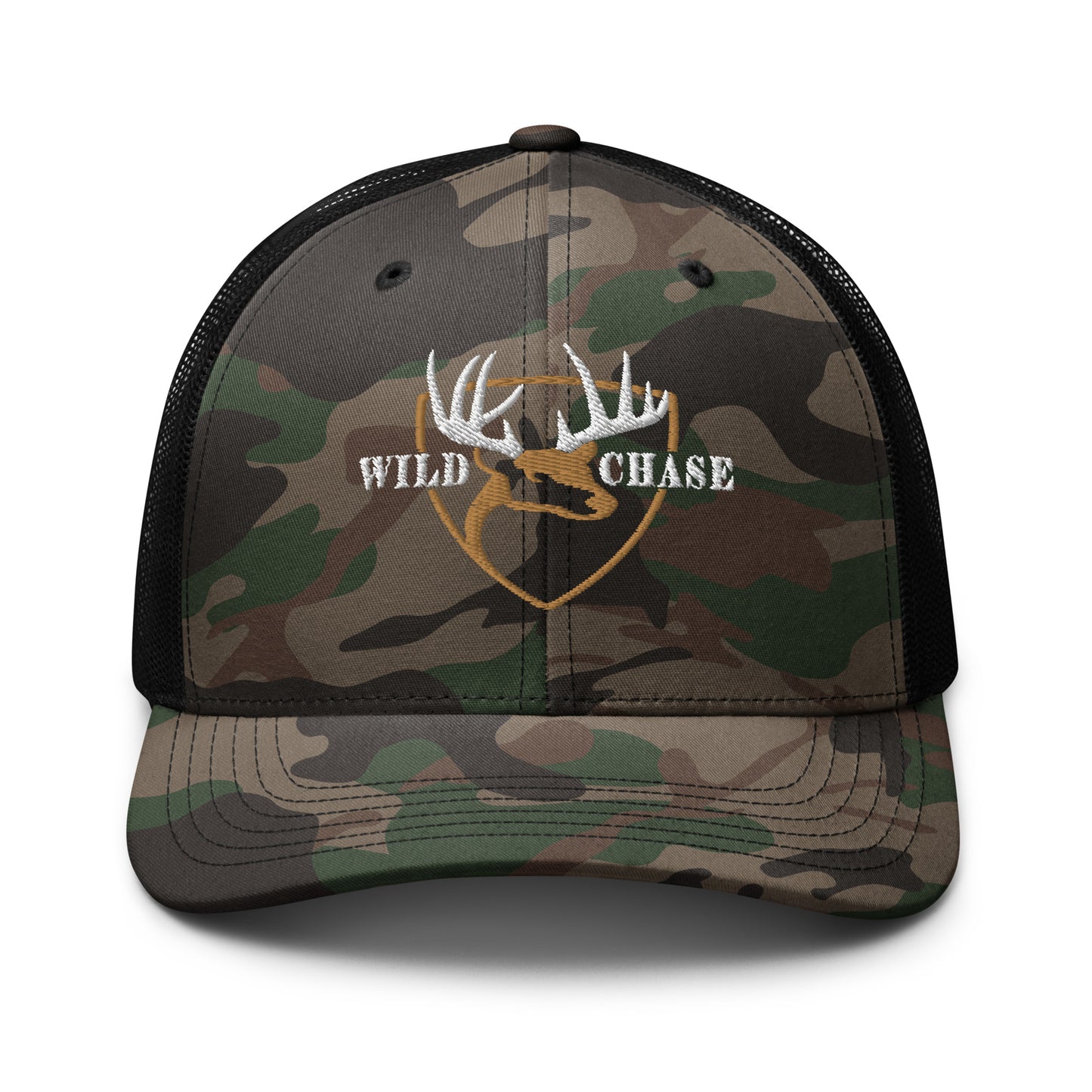 WILD CHASE Camouflage trucker hat