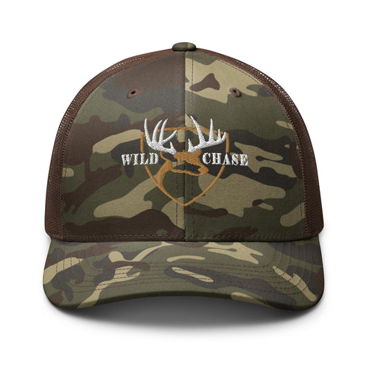 WILD CHASE Camouflage trucker hat